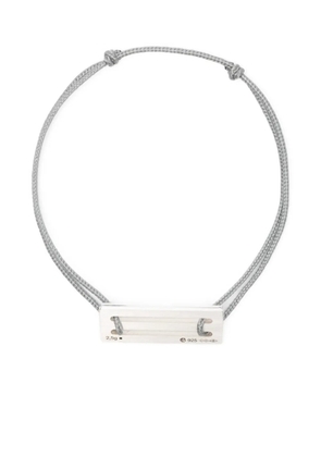 Le Gramme cord bracelet - Silver
