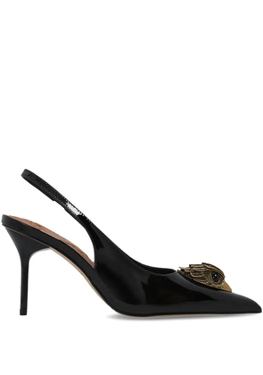Kurt Geiger London 85mm Large Eagle Sling pumps - Black