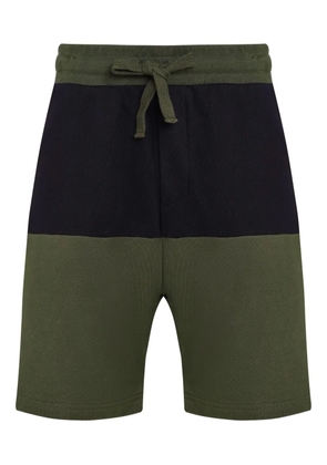 Osklen colour-blocked shorts - Green