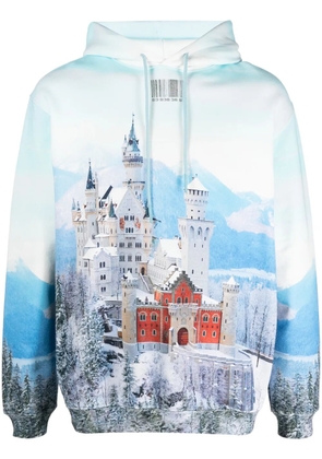 VTMNTS Neuschwanstein Winter long-sleeve hoodie - Blue