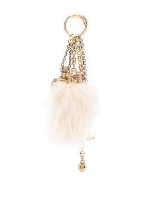 Chloé fur charm - Gold