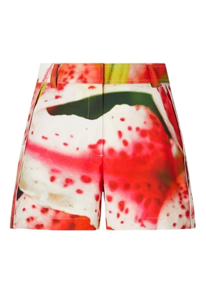 Tory Burch Camp floral-print shorts - Red