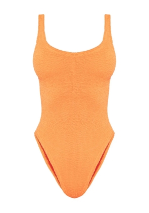 Hunza G square-neck swimsuit - Orange