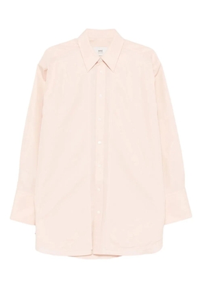 AMI Paris edge-stitching shirt - Pink