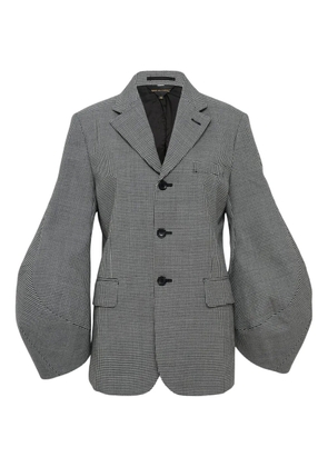 Comme Des Garçons houndstooth check pattern jacket - Black