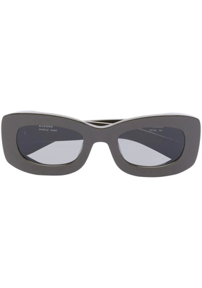 Études Studio square-frame sunglasses - Green