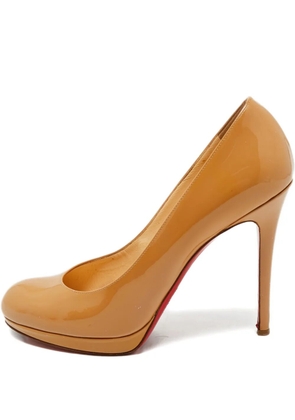Christian Louboutin Pre-Owned New Simple patent leather pumps - Neutrals