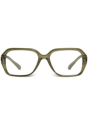 Gentle Monster Beca KC1 square-frame glasses - Green