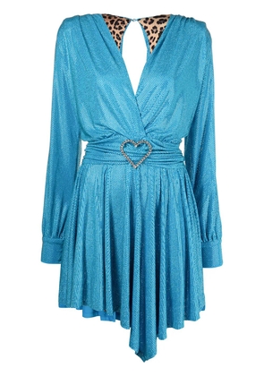 Philipp Plein Aphrodite crystal mini dress - Blue