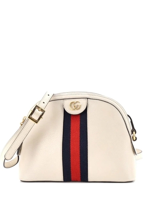 Gucci Pre-Owned Ophidia Dome Shoulder Bag Leather Small crossbody bag - White