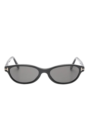 TOM FORD Eyewear Chloe-02 geometric sunglasses - Black