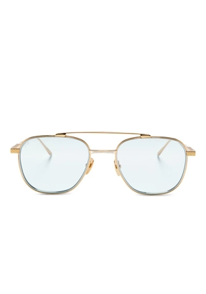 Leisure Society Montez pilot-frame sunglasses - Gold