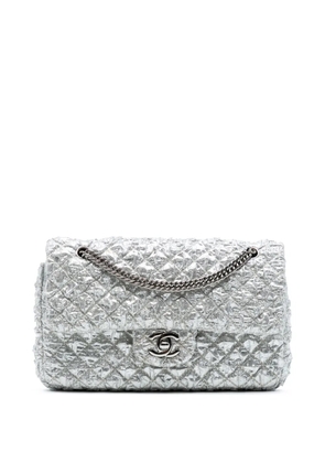 CHANEL Pre-Owned 2006-2008 Small Classic Metallic Lame Bijoux Chain Double Flap shoulder bag - Silver