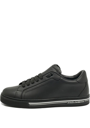 Dolce & Gabbana Pre-Owned Roma leather sneakers - Black