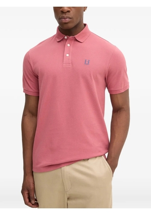 Hackett logo-embroidered polo shirt - Pink