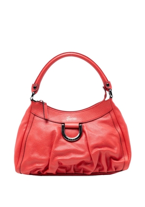 Gucci Pre-Owned 2016-2025 Leather Abbey D Ring shoulder bag - Red