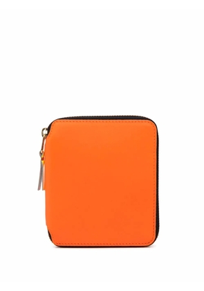 Comme Des Garçons Wallet zipped leather wallet - Orange