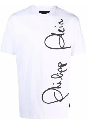 Philipp Plein signature logo T-shirt - White