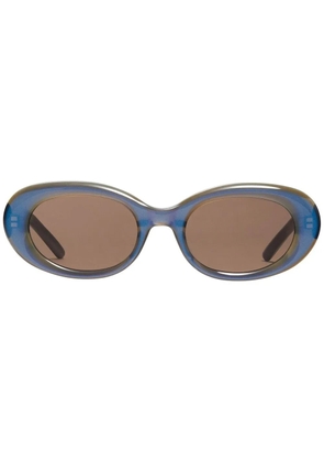 Gentle Monster Eve BLC6 oval-frame sunglasses - Blue
