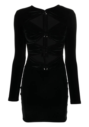 Philipp Plein chenille midi dress - Black