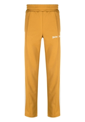 Palm Angels logo-print track pants - Yellow