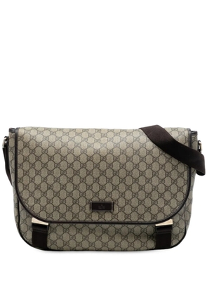Gucci Pre-Owned 2016-2025 GG Supreme Messenger Bag crossbody bag - Brown