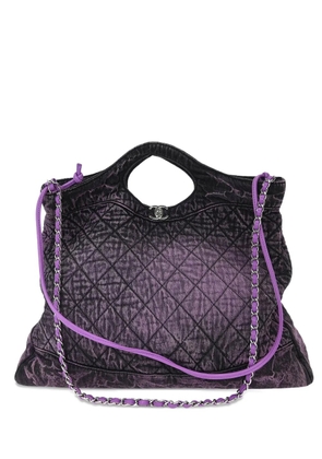 CHANEL Pre-Owned 2019 large Chanel 31 tote bag - Purple