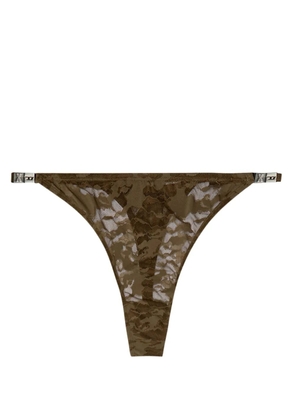 Diesel x Savage x Fenty camouflage thong - Green