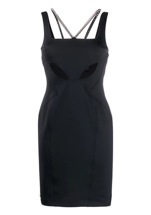Philipp Plein cut-out mini dress - Black
