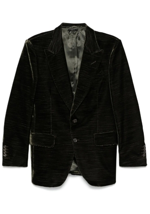 TOM FORD velvet blazer - Green