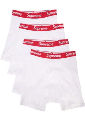 Supreme x Hanes tagless boxer briefs (pack of 4) - White