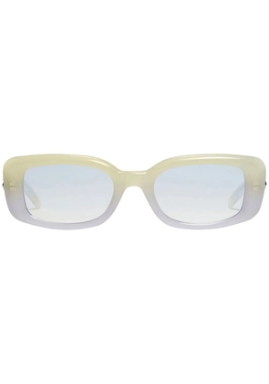 Gentle Monster gradient-effect rectangular frame sunglasses - Yellow