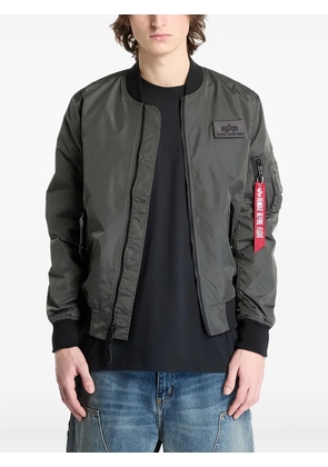 Alpha Industries zip-up bomber jacket - Grey