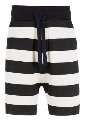 Osklen striped track shorts - Black
