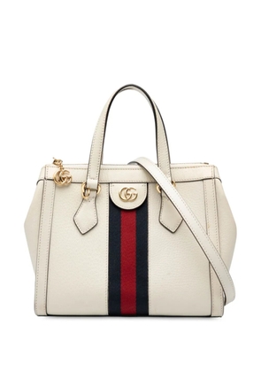 Gucci Pre-Owned 2016-2025 Small Leather Ophidia satchel - White