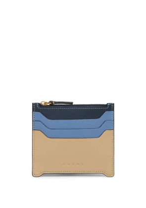 Marni logo-debossed cardholder - Neutrals