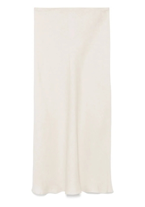 TWINSET linen maxi skirt - Neutrals