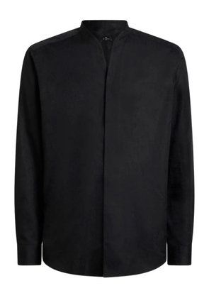 ETRO paisley-motif jacquard shirt - Black