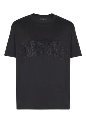 Balmain crystal-embellishment T-shirt - Black