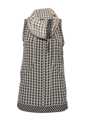 Louis Vuitton Pre-Owned 2024 geometric-patterned top - Black