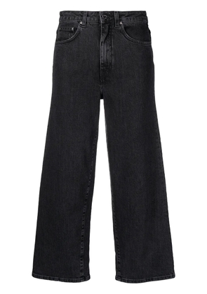 TOTEME high-waisted wide-leg jeans - Black