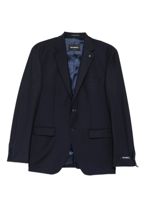 Karl Lagerfeld Clever flap-pocket blazer - Blue