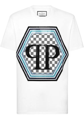 Philipp Plein Strass Hexagon T-shirt - White