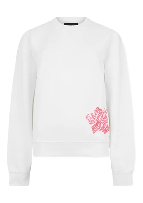 DSQUARED2 hibiscus crewneck knitwear - White