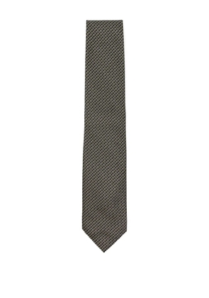 TOM FORD patterned tie - Green
