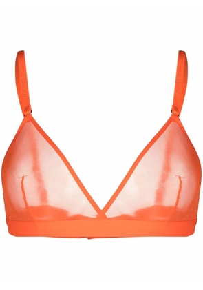 Maison Close Corps à Corps Neon triangle bra - Orange