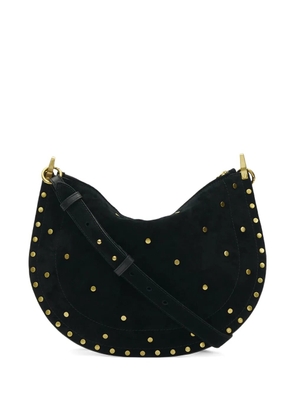 ISABEL MARANT Oskan Soft Zip half-moon shoulder bag - Black