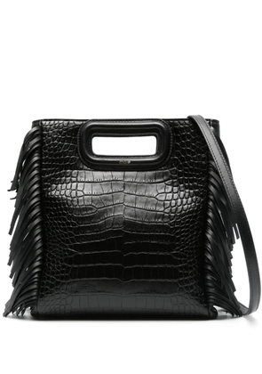 Maje small M tote bag - Black