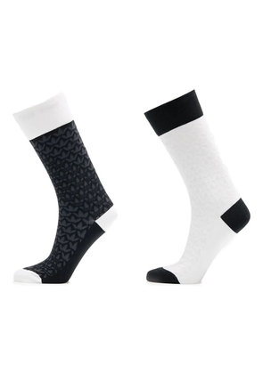 adidas monogram crew socks (pack of two) - Black