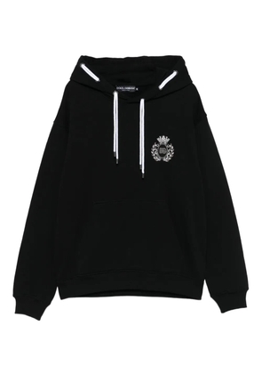 Dolce & Gabbana embroidered hoodie - Black